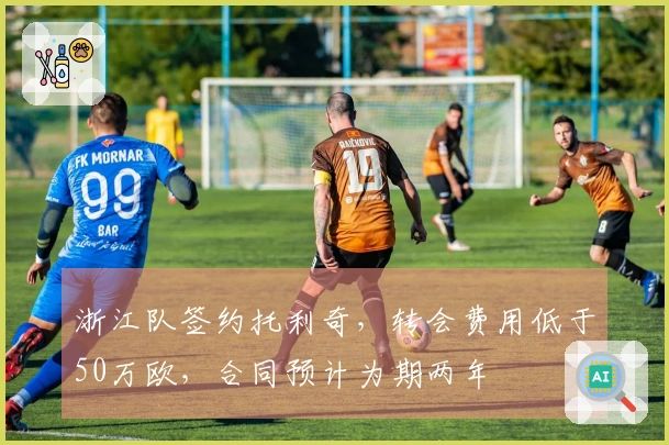 浙江队签约托利奇，转会费用低于50万欧，合同预计为期两年